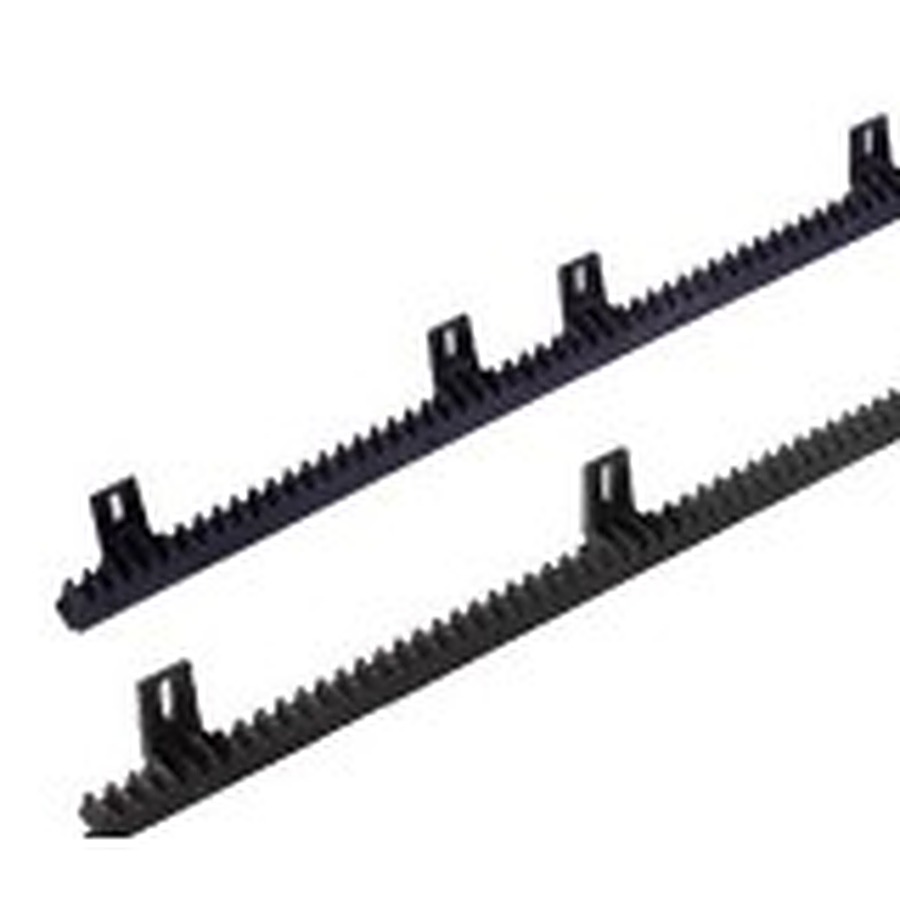 Nylon gear rack for sliding gate operators